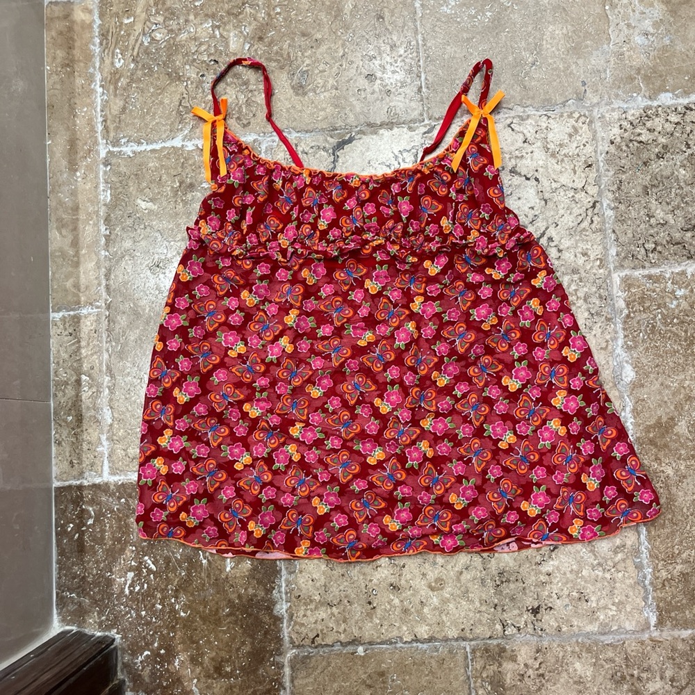 Y2K Printed Victoria’s Secret Babydoll Slip - Picture 3 of 5